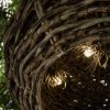 baobab ufo 3 Плетеный подвесной светильник-баобаб НЛО.