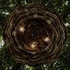 Baobab Round - detail 1 Плетеный подвесной светильник Раунд.